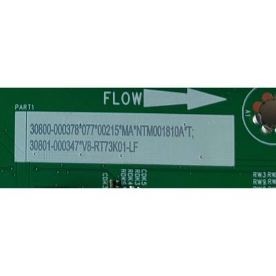 MAIN PARA SMART TV TCL QLED HDR ROKU / NUMERO DE PARTE 30800-000378 / 40-RT73G1-MA2HG / 30801-000347 / V8-RT73K01-LF / 11602-500274 / MODELO 50S535	 - Imagen 2